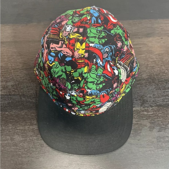 Marvel Comics Super Heroes Adjustable Hat Multi Colored - Picture 2 of 6